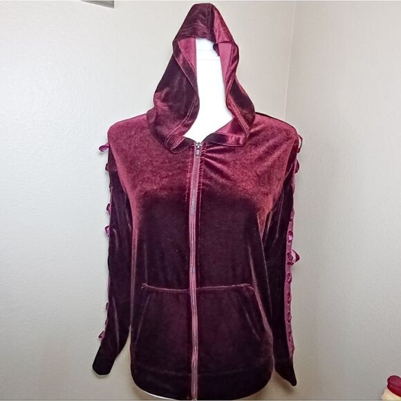 Material girl lace up sleeves size Small - Picture 2 of 8